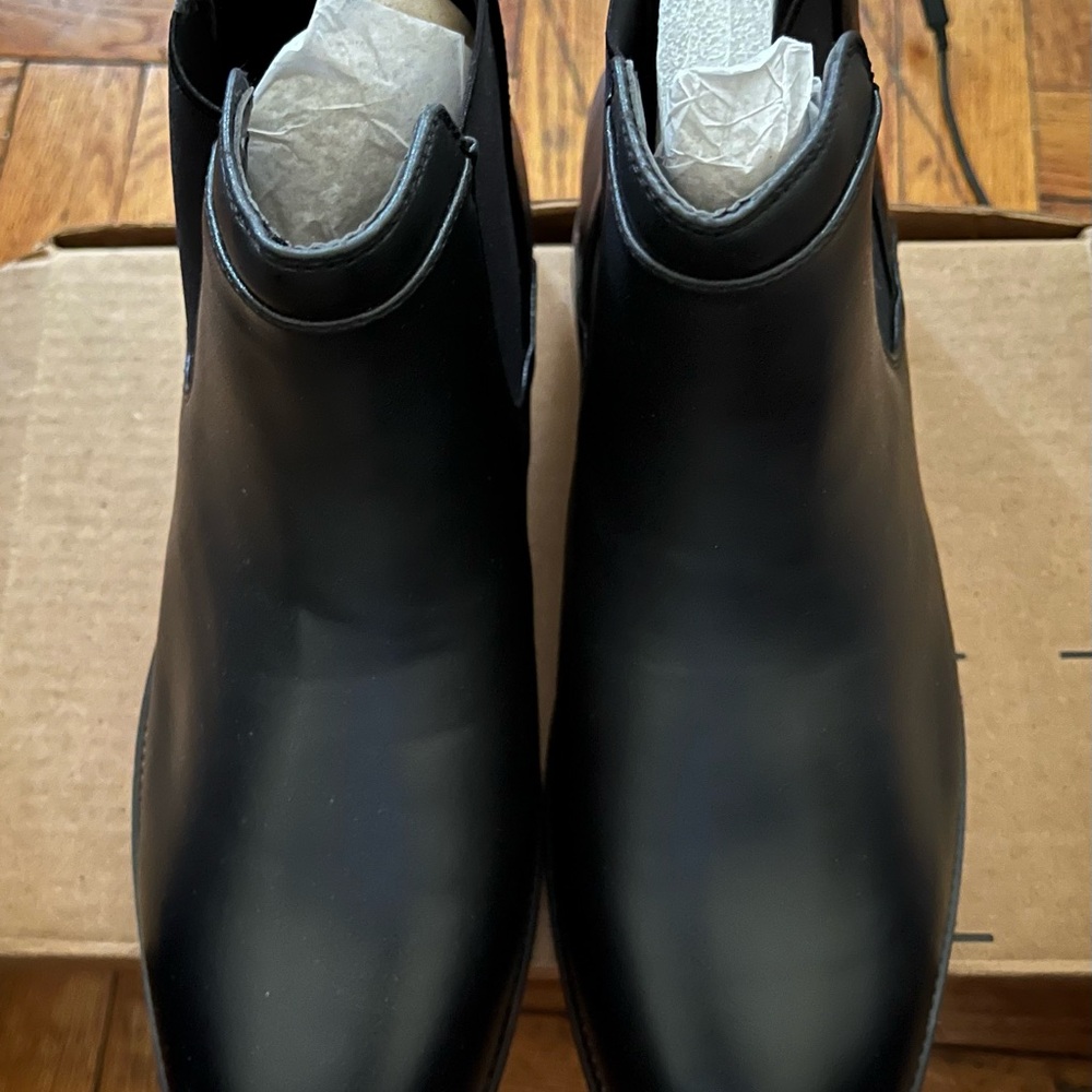 Vance company Men's Black Landon Chelsea Boots 12 WD